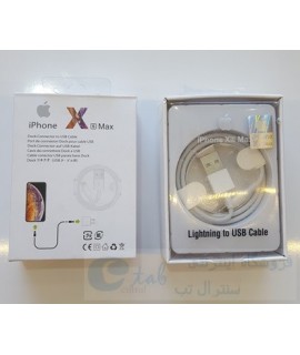 کابل شارژر اورجینال پک کریستال گوشی ایفون (مناسب ایفون 5 تا 11 ) -  (کیفیت عالی )  - پلمپ شارژرهای ایفون
